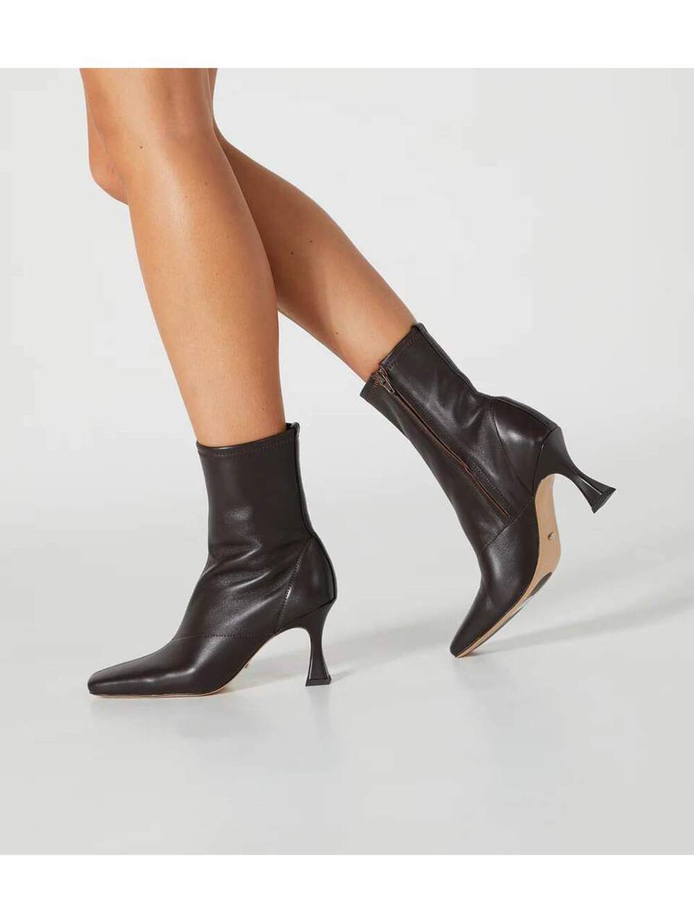 New Tony Bianco Fomo Bootie chocolate brown Nappa boot ankel 10 40.5